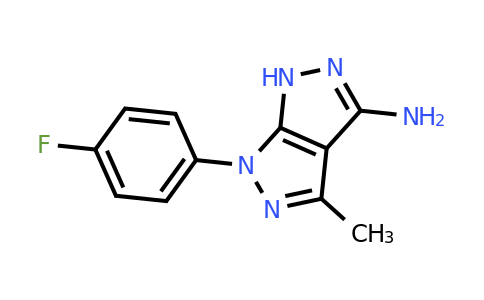 CAS 926270-56-6 | 6-(4-Fluorophenyl)-4-methyl-1H,6H-[1,2]diazolo[3,4-c]pyrazol-3-amine