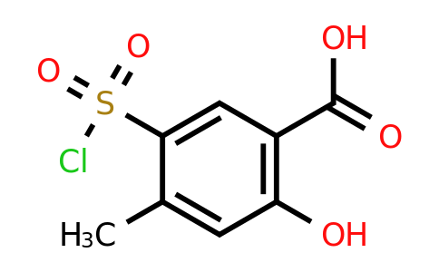 CAS 926270-90-8 | 5-(Chlorosulfonyl)-2-hydroxy-4-methylbenzoic acid