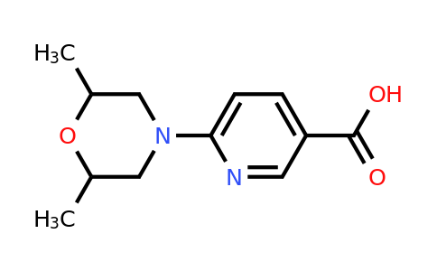 CAS 926271-03-6 | 6-(2,6-Dimethylmorpholin-4-yl)pyridine-3-carboxylic acid
