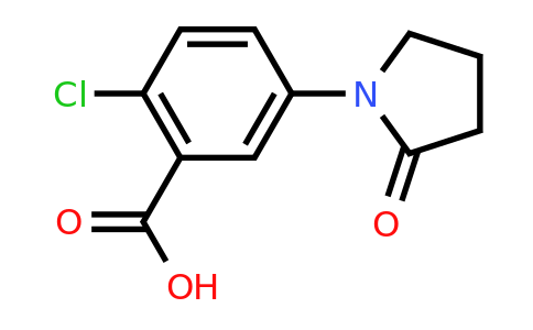 CAS 926271-79-6 | 2-chloro-5-(2-oxopyrrolidin-1-yl)benzoic acid