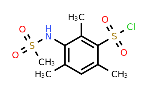 CAS 926272-33-5 | 3-Methanesulfonamido-2,4,6-trimethylbenzene-1-sulfonyl chloride