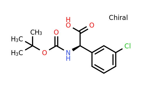 CAS 926641-28-3 | (R)-Tert-butoxycarbonylamino-(3-chloro-phenyl)-acetic acid