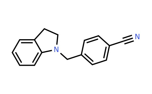 CAS 926756-91-4 | 4-(2,3-Dihydro-1H-indol-1-ylmethyl)benzonitrile