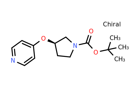 CAS 926906-37-8 | (R)-tert-Butyl 3-(pyridin-4-yloxy)pyrrolidine-1-carboxylate
