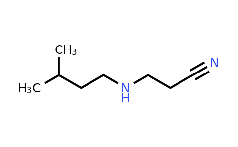 CAS 927385-48-6 | 3-[(3-Methylbutyl)amino]propanenitrile