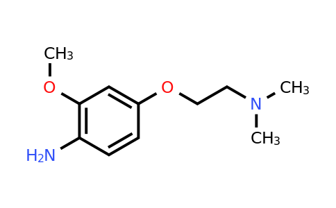 CAS 927672-74-0 | 4-(2-(Dimethylamino)ethoxy)-2-methoxyaniline