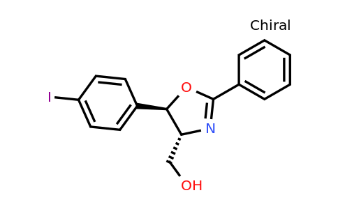 CAS 927689-68-7 | ((4R,5R)-5-(4-Iodophenyl)-2-phenyl-4,5-dihydrooxazol-4-yl)methanol