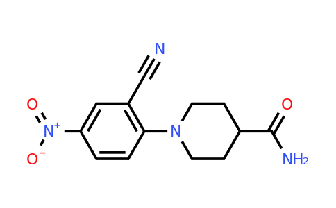 CAS 927700-31-0 | 1-(2-Cyano-4-nitrophenyl)piperidine-4-carboxamide