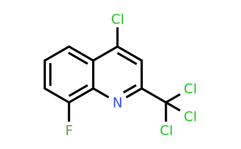 CAS 927800-48-4 | 4-Chloro-8-fluoro-2-trichloromethyl-quinoline