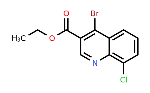 CAS 927800-77-9 | 4-Bromo-8-chloroquinoline-3-carboxylic acid ethyl ester