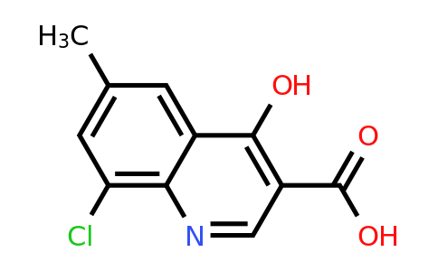 CAS 927800-99-5 | 8-Chloro-4-hydroxy-6-methylquinoline-3-carboxylic acid