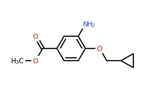 CAS 927802-59-3 | Methyl 3-amino-4-(cyclopropylmethoxy)benzoate