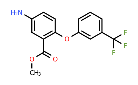 CAS 927802-64-0 | Methyl 5-amino-2-(3-(trifluoromethyl)phenoxy)benzoate