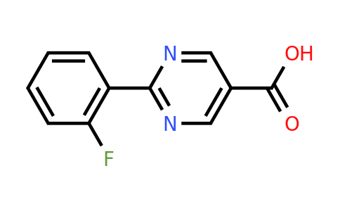 CAS 927803-25-6 | 2-(2-Fluorophenyl)pyrimidine-5-carboxylic acid