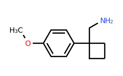 CAS 927993-41-7 | [1-(4-methoxyphenyl)cyclobutyl]methanamine