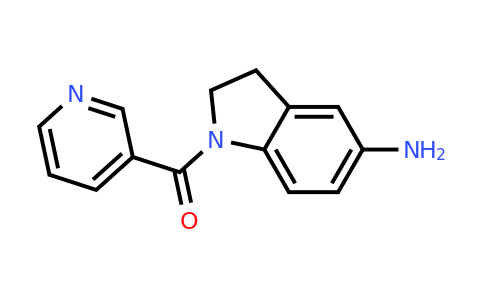 CAS 927996-80-3 | 1-(Pyridine-3-carbonyl)-2,3-dihydro-1H-indol-5-amine