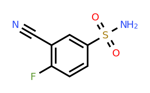 CAS 928139-30-4 | 3-Cyano-4-Fluorobenzenesulfonamide