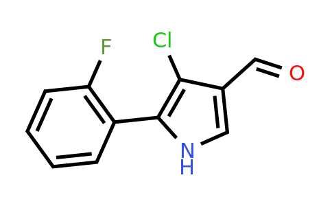 CAS 928324-56-5 | 4-Chloro-5-(2-fluorophenyl)-1H-pyrrole-3-carbaldehyde