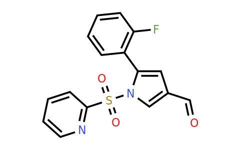 CAS 928324-73-6 | 5-(2-Fluorophenyl)-1-(pyridin-2-ylsulfonyl)-1H-pyrrole-3-carbaldehyde