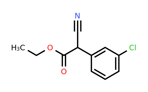 CAS 92847-34-2 | (3-Chloro-phenyl)-cyano-acetic acid ethyl ester