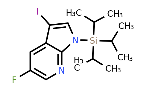 CAS 928653-76-3 | 5-Fluoro-3-iodo-1-triisopropylsilanyl-1H-pyrrolo[2,3-B]pyridine