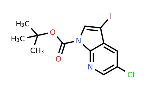 CAS 928653-79-6 | 5-Chloro-3-iodo-pyrrolo[2,3-B]pyridine-1-carboxylic acid tert-butyl ester
