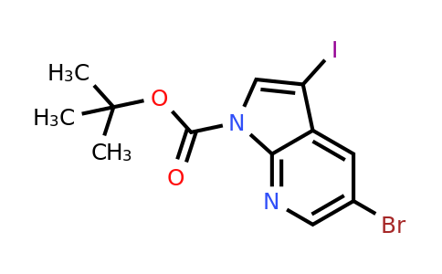 CAS 928653-81-0 | 5-Bromo-3-iodo-pyrrolo[2,3-B]pyridine-1-carboxylic acid tert-butyl ester
