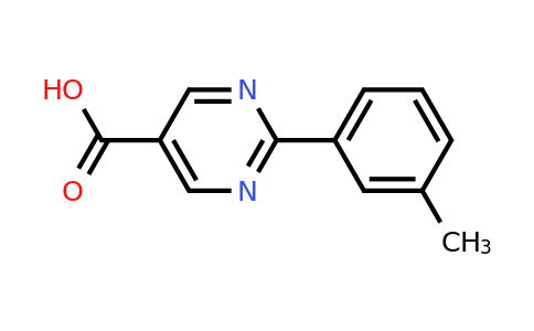 CAS 928713-04-6 | 2-(m-Tolyl)pyrimidine-5-carboxylic acid