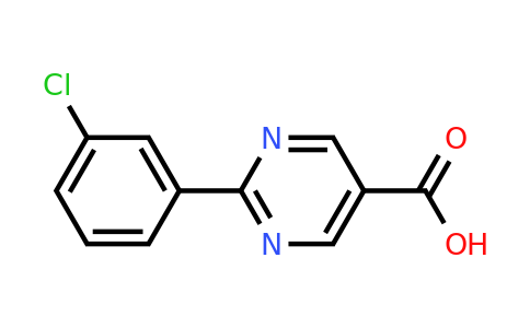 CAS 928713-19-3 | 2-(3-Chlorophenyl)pyrimidine-5-carboxylic acid