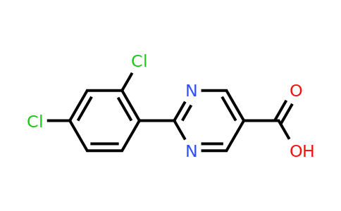 CAS 928713-28-4 | 2-(2,4-Dichlorophenyl)pyrimidine-5-carboxylic acid