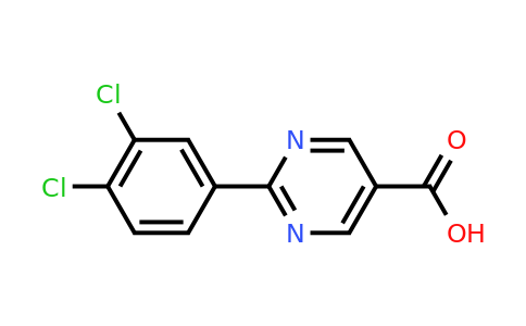 CAS 928713-43-3 | 2-(3,4-Dichlorophenyl)pyrimidine-5-carboxylic acid