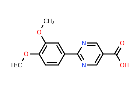 CAS 928713-57-9 | 2-(3,4-Dimethoxyphenyl)pyrimidine-5-carboxylic acid