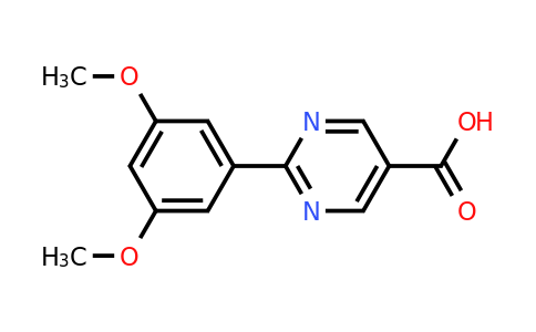 CAS 928713-72-8 | 2-(3,5-Dimethoxyphenyl)pyrimidine-5-carboxylic acid