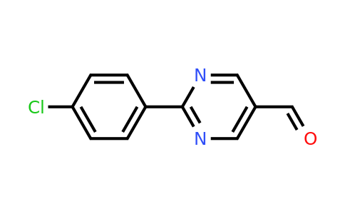 CAS 928713-84-2 | 2-(4-Chlorophenyl)pyrimidine-5-carbaldehyde