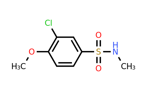 CAS 928730-23-8 | 3-Chloro-4-methoxy-N-methylbenzenesulfonamide
