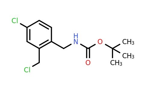 CAS 928754-18-1 | Tert-butyl 4-chloro-2-(chloromethyl)benzylcarbamate