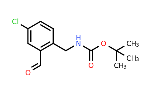 CAS 928754-22-7 | Tert-butyl 4-chloro-2-formylbenzylcarbamate