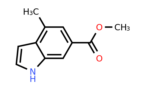 CAS 928772-65-0 | methyl 4-methyl-1H-indole-6-carboxylate