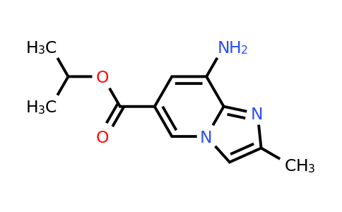 CAS 928818-28-4 | isopropyl 8-amino-2-methyl-imidazo[1,2-a]pyridine-6-carboxylate