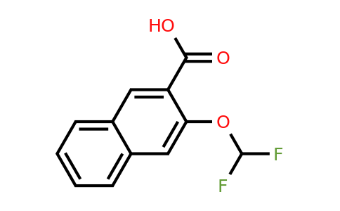 CAS 929341-31-1 | 3-(difluoromethoxy)naphthalene-2-carboxylic acid