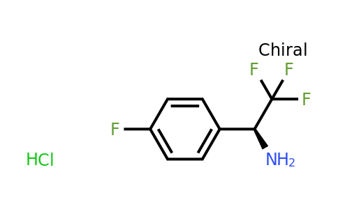 CAS 929642-58-0 | (S)-2,2,2-Trifluoro-1-(4-fluoro-phenyl)-ethylamine hydrochloride