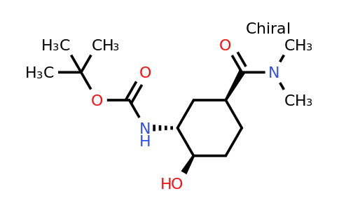 CAS 929693-30-1 | tert-butyl N-[(1R,2R,5S)-5-(dimethylcarbamoyl)-2-hydroxycyclohexyl]carbamate