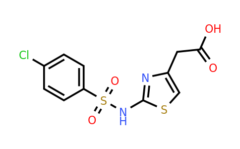 CAS 929839-22-5 | 2-(2-(4-Chlorophenylsulfonamido)thiazol-4-yl)acetic acid