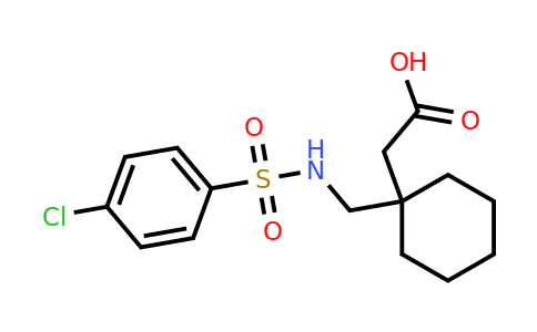 CAS 929850-34-0 | 2-(1-((4-Chlorophenylsulfonamido)methyl)cyclohexyl)acetic acid