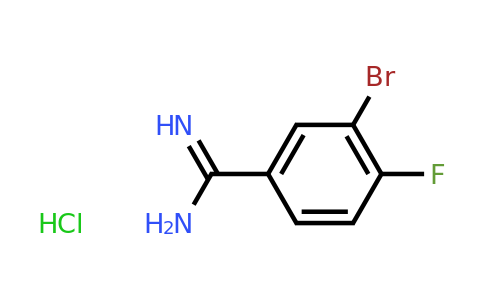 CAS 929884-81-1 | 3-Bromo-4-fluoro-benzamidine hydrochloride