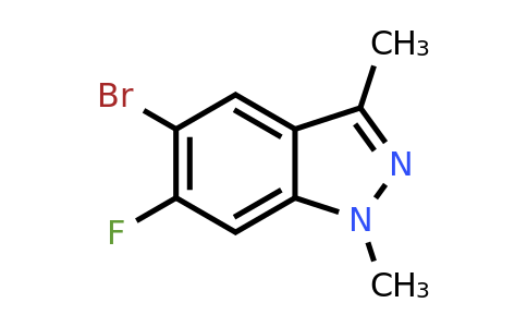CAS 929885-09-6 | 5-bromo-6-fluoro-1,3-dimethyl-1H-indazole