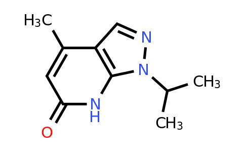 CAS 929975-11-1 | 4-Methyl-1-(propan-2-yl)-1H,6H,7H-pyrazolo[3,4-b]pyridin-6-one