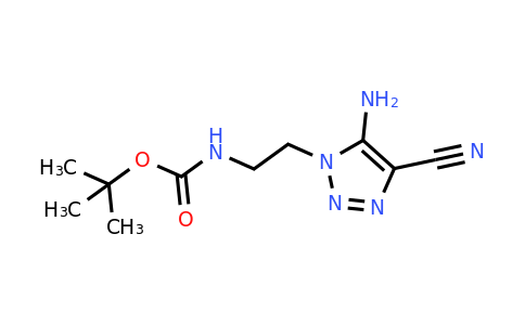 CAS 929975-22-4 | tert-Butyl N-[2-(5-amino-4-cyano-1H-1,2,3-triazol-1-yl)ethyl]carbamate