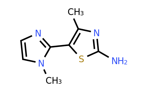 CAS 929975-79-1 | 4-Methyl-5-(1-methyl-1H-imidazol-2-yl)-1,3-thiazol-2-amine
