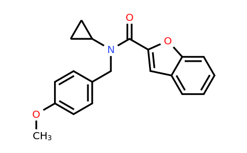 CAS 930082-11-4 | N-Cyclopropyl-N-[(4-methoxyphenyl)methyl]-1-benzofuran-2-carboxamide